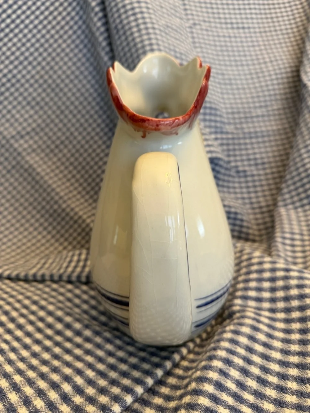 Fortebraccio Ceramiche, Italian Rooster Pitcher, Vintage Decor, Tuscan-inspired - Picture 4 of 11